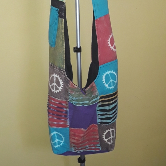 Happy Color Handbags - BoHo Vintage Patch Large Bag Purse